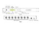 8 kênh đầu ra DMX512 Hệ thống điều khiển Ethernet Bộ chuyển đổi Artnet - to - DMX